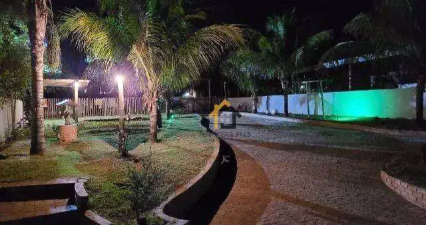 Rancho com 3 dormitórios à venda, 315 m² por r$ 740.000,00 - condomínio barra mansa - sales/sp