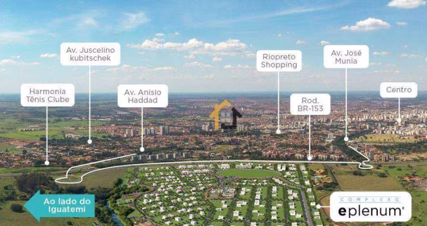 Terreno à venda, 243 m² por R$ 290.000 - Complexo Eplenum - São José do Rio Preto/SP