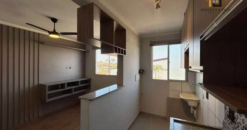 Apartamento com 2 dormitórios à venda, 48 m² por R$ 215.000 - Edifício Rio Fiora - São José do Rio Preto/SP