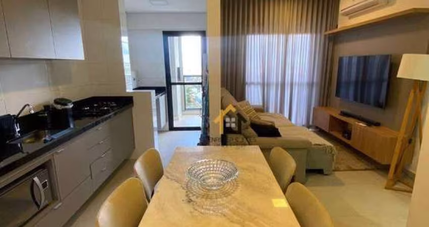 Apartamento com 1 dormitório para alugar, 50 m² por R$ 3.600,00/mês - Villes Des Alpes - São José do Rio Preto/SP