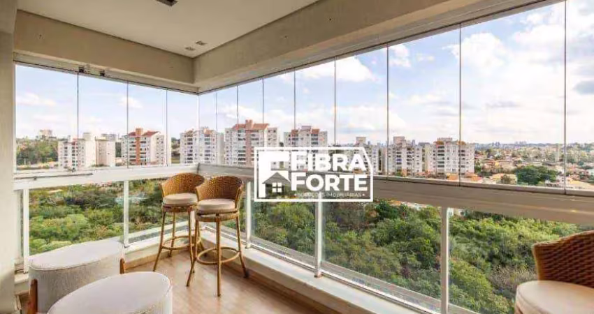 Apartamento com 3 dormitórios à venda, 148 m² por r$ 2.100.000,00 - vila nogueira - campinas/sp