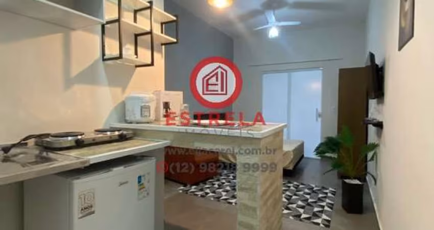 Kitnet MOBILIADA para Locação em Jacareí, próxima do Pastel Pacheco no Bairro Do Colônia em Jacareí/SP