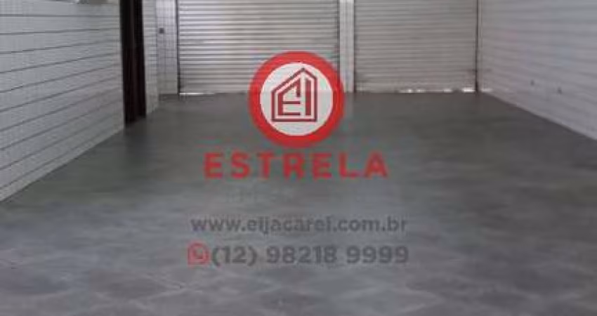 Excelente oportunidade: Ponto comercial para locação em Jacareí-SP, bairro Cidade Salvador, com 1 salão, 2 banheiros, 3 vagas de garagem e 147m².
