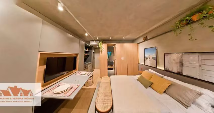 Pinheiros apartamento studio a venda 27m² sem vagas pronto p morar com lazer completo.