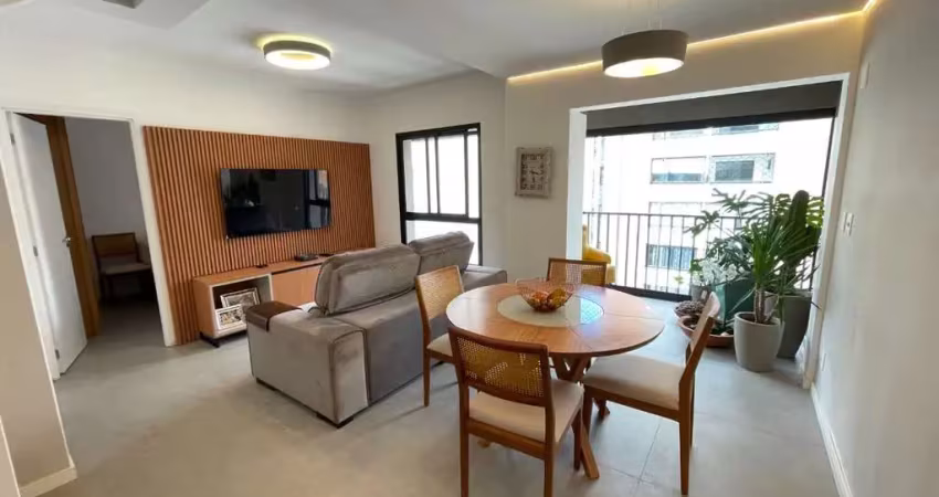 Apartamento a venda pinheiros  107m2 3 suites  2 vagas novo pronto p morar semi mobiliado.