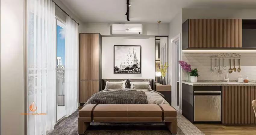 Pinheiros apartamento a venda studio 1 dormitório 25m² novo com lazer completo!
