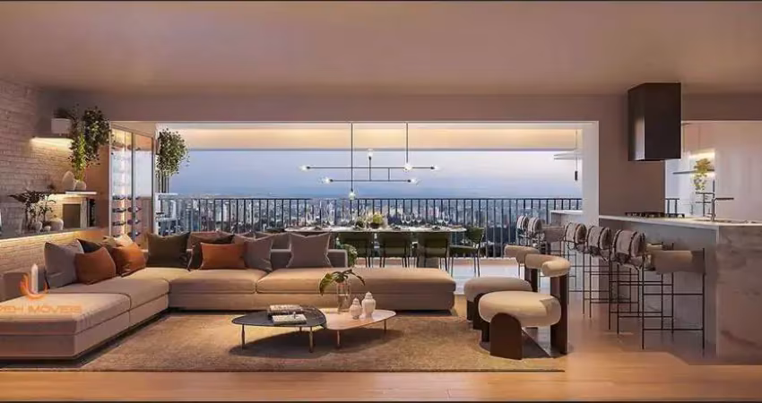 Brooklin apartamento a venda 4 dormitórios 164m² 2 vagas novo com lazer completo