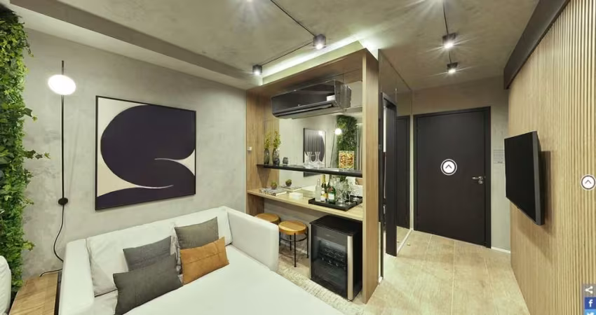 Brooklin Apartamento A Venda Studio 1 Dormitório 24m² Com ou Sem Vaga Novo Com Lazer Completo.