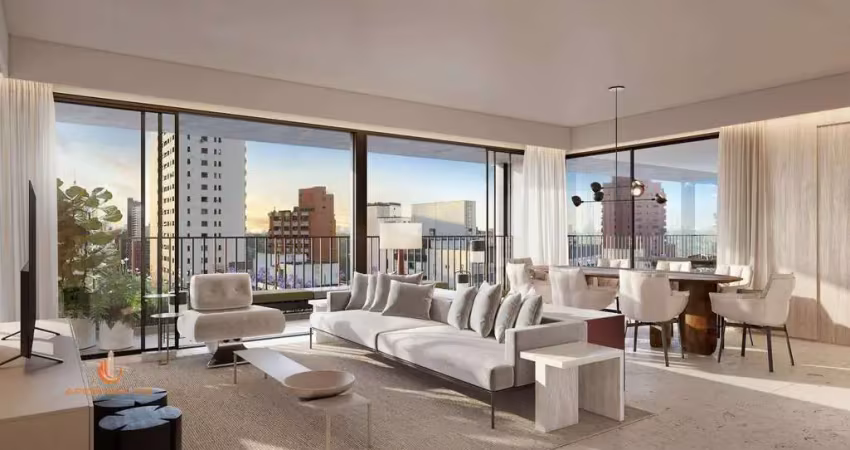 Higienópolis apartamento a venda 3 dormitórios 191m²  2 vagas novo com lazer completo.