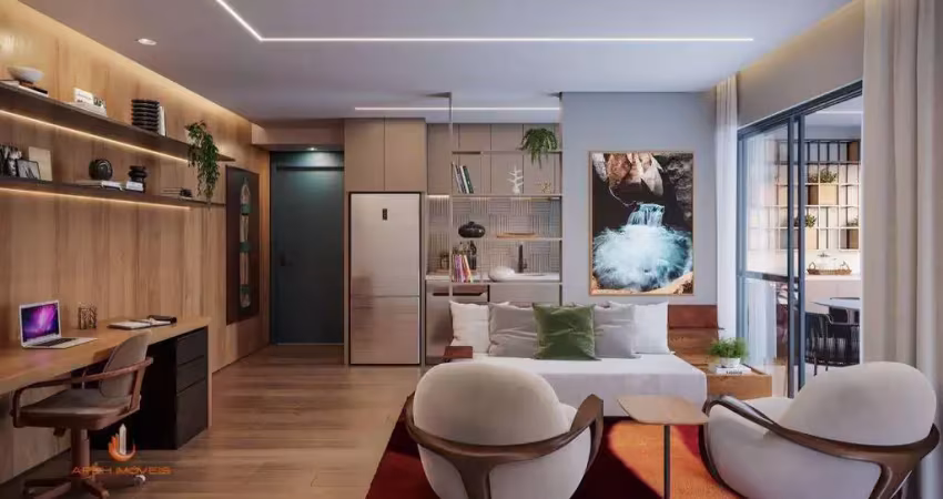 Brooklin apartamento studio a venda 1 dormitório 25m² com lazer completo