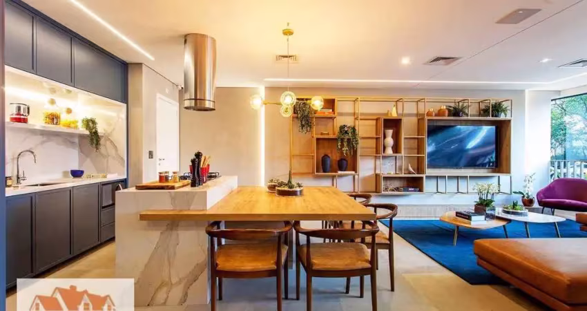 Brooklin apartamento a venda com 2 dormitórios 68m 1vaga novo pronto para morar!