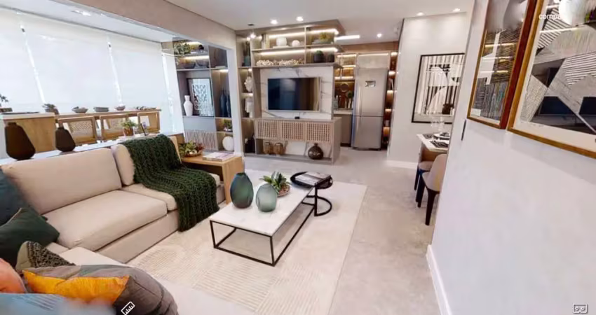 Chacara santo antonio apartamento a venda  3 dormitorios com 77m²  1 vaga novo e lazer completo!