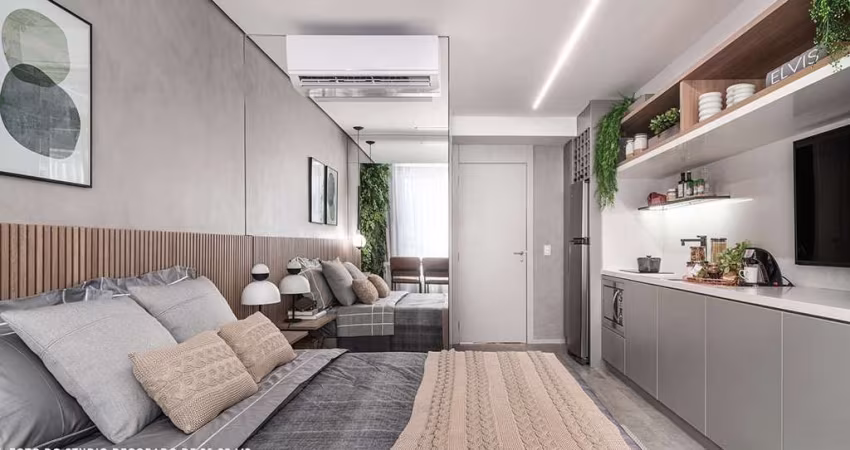 Bela Vista apartamento Studio A Venda de 1 Dormitorio 25m² Com e Sem vaga Novo Com Lazer Completo