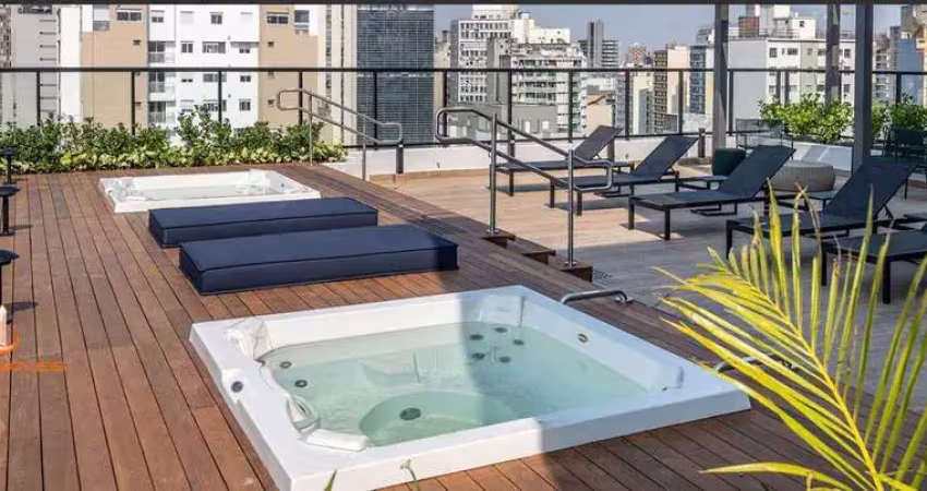 Consolação apartamento a venda 1 dormitório 26m² novo pronto p morar com lazer completo!