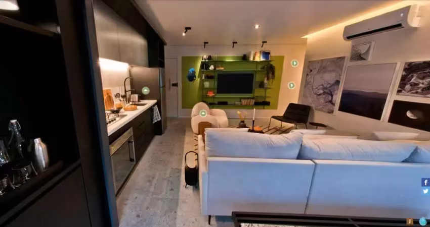 Pinheiros apartamento a venda 1 dormitório com suite 44m² e 1 vaga novo pronto pra morar