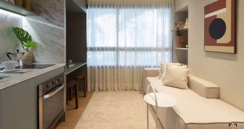 Campo Belo Apartamento A Venda Com 1, Dormitório 24m2 Novo Em Construção Com Lazer Completo