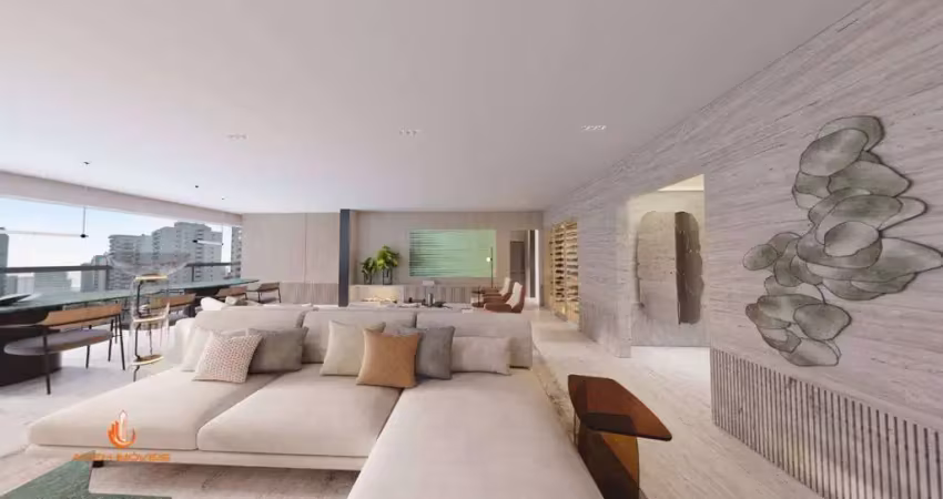 Moema apartamento a venda 3 suítes 160m² 2 vagas novo com lazer completo excelente localização.