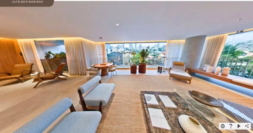 Alto de Pinheiros Apartamento A Venda 4 Dormitórios 362m² 4 Suítes 4 Vagas Novo Com Lazer Completo.