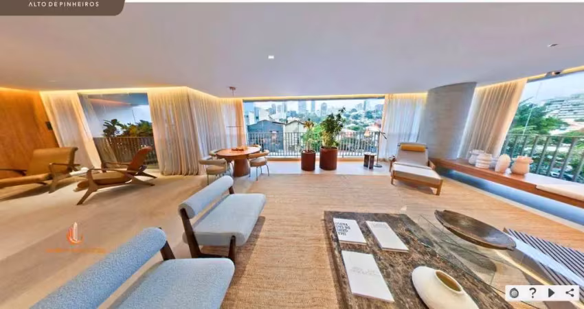 Alto de pinheiros apartamento a venda 4 dormitórios 362m² 4 suítes 4 vagas novo com lazer completo.