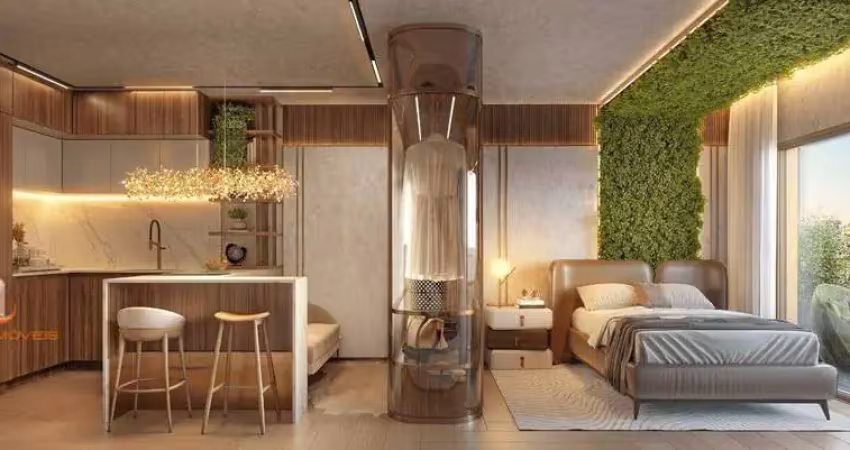 Brooklin apartamento a venda 1 dormitório 30m² novo com lazer completo.