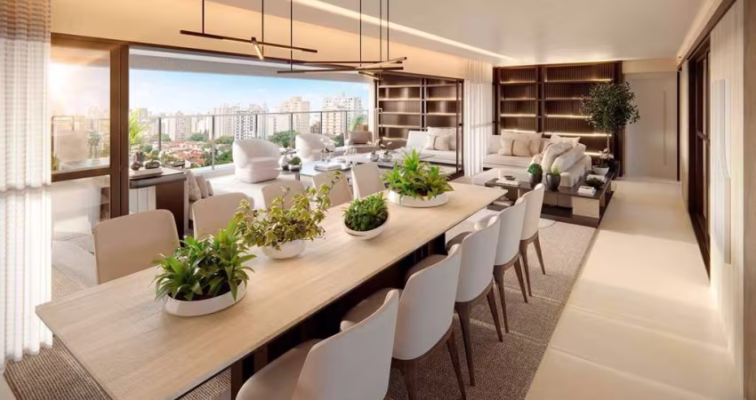 Brooklin Apartamento A Venda 4 Dormitórios 262m² 4 Suítes 4 Vagas Novo Com Lazer Completo!