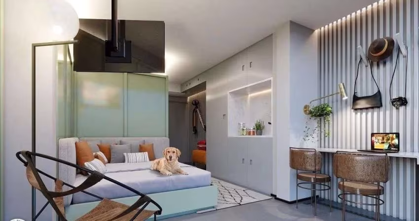 Oportunidade! Studios a Venda no Paraiso,1 Dormitórios,24 m² de Área Construída. Pronto para Morar,em Excelente Localização!!