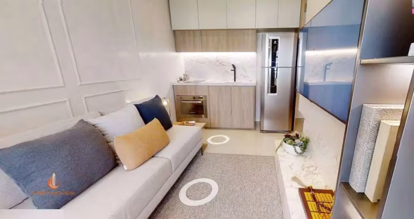 Bela vista apartamento studio a venda 1 dormitório 28m² novo pronto para morar com lazer completo.