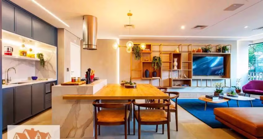 Brooklin apartamento a venda com 2 dormitórios 56m 1 vaga novo pronto para morar!