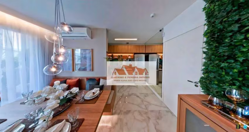 Tatuape apartamento a venda com 2 dormitorios com 42 m² e 1 vaga novo pronto para morar  e lazer completo!