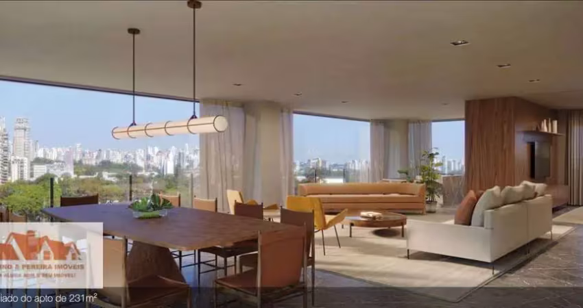 Ibirapuera apartamento a venda 3 dormitórios 231m² 4 vagas novo pronto para morar