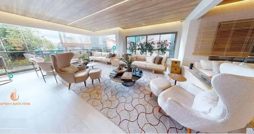 Vila romana apartamento a venda 4 suítes 220m² 4 vagas novo com lazer completo