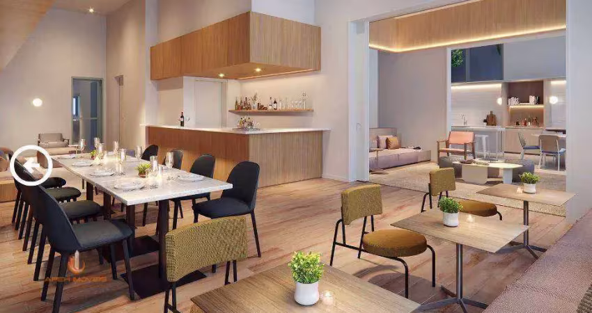 Bela vista apartamento studio a venda 1 dormitório 27m² novo com lazer completo