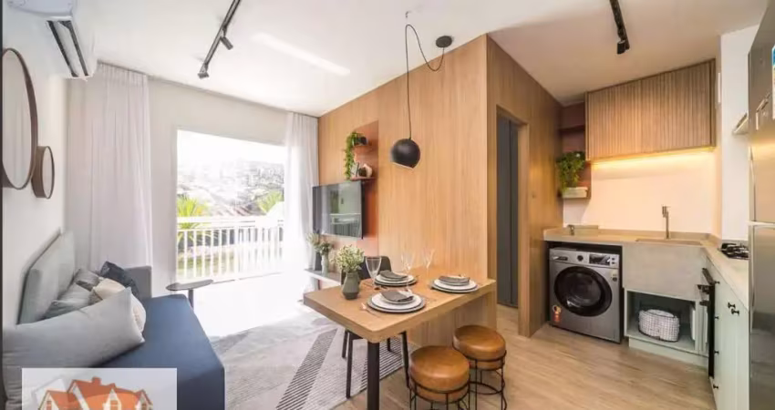 Vila romana apartamento a venda 1 dormitorio 28m² novo pronto para morar com lazer completo