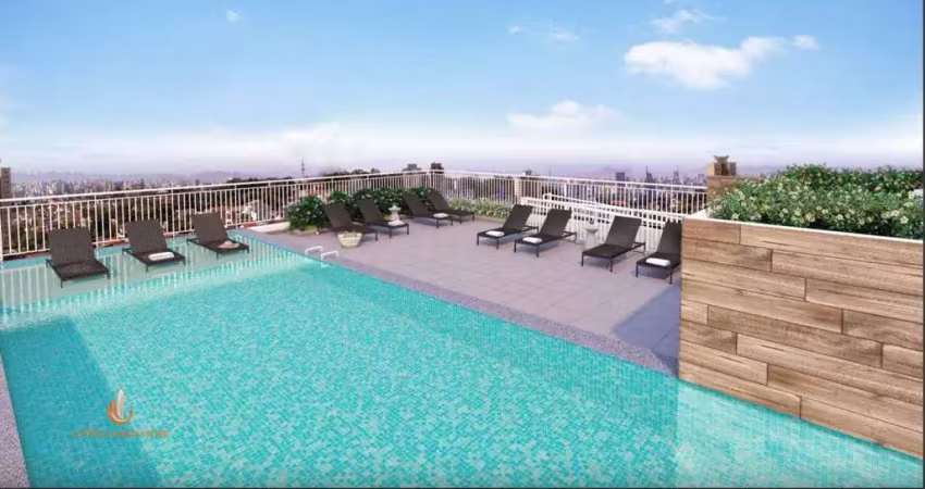 Chácara klabin apartamento a venda 2 dormitórios 40m² novo com lazer completo