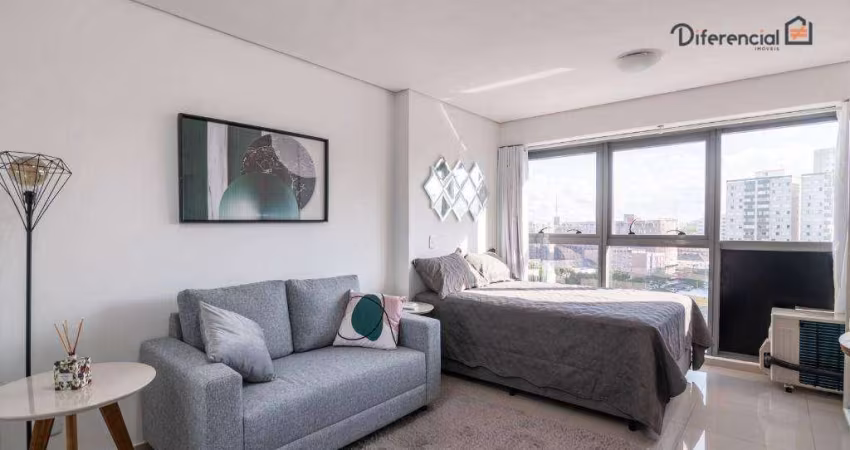 Studio com 1 dormitório para alugar, 26 m² por R$ 3.117,76/mês - Rebouças - Curitiba/PR