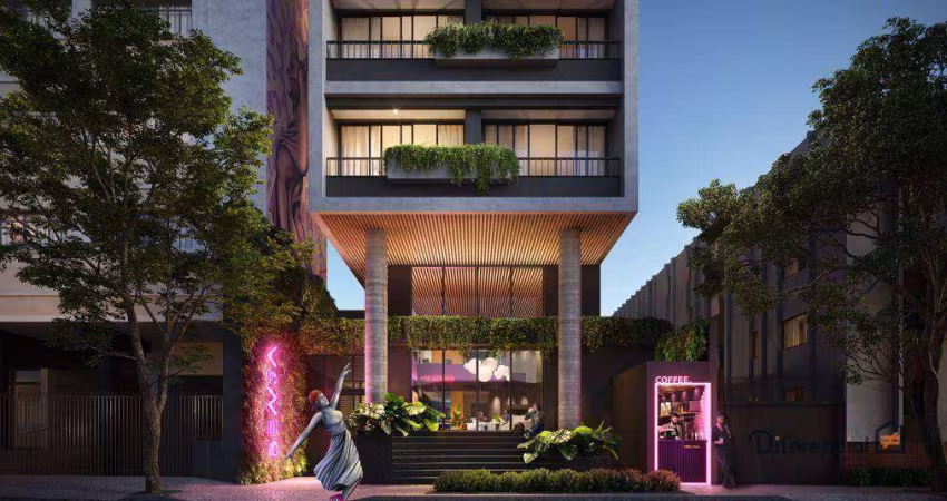 Studio com 1 dormitório à venda, 26 m² por R$ 317.400,00 - Centro - Curitiba/PR