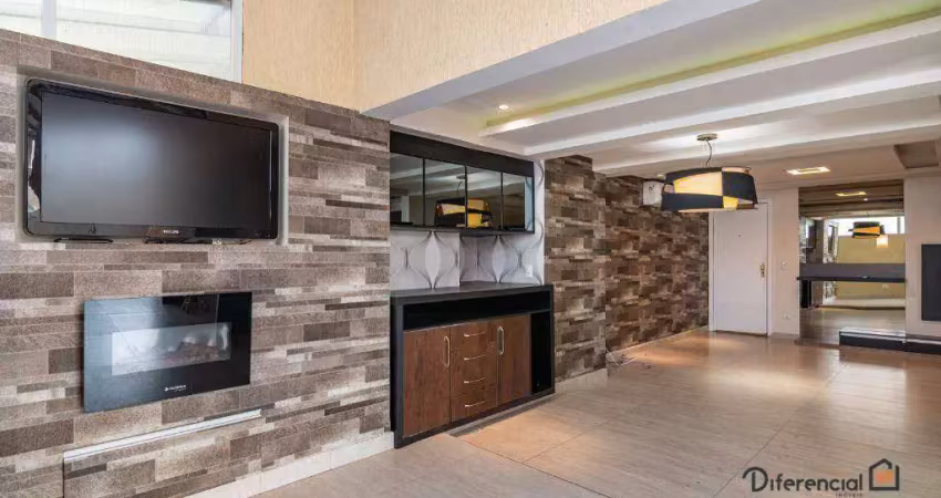 Apartamento garden com 3 dormitórios, 104 m² - venda por r$ 750.000,00 ou aluguel por r$ 4.415,56/mês - campina do siqueira - curitiba/pr