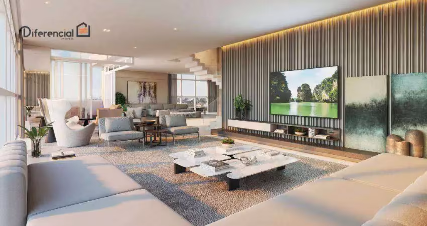 Cobertura à venda, 439 m² por R$ 7.408.454,00 - Cabral - Curitiba/PR
