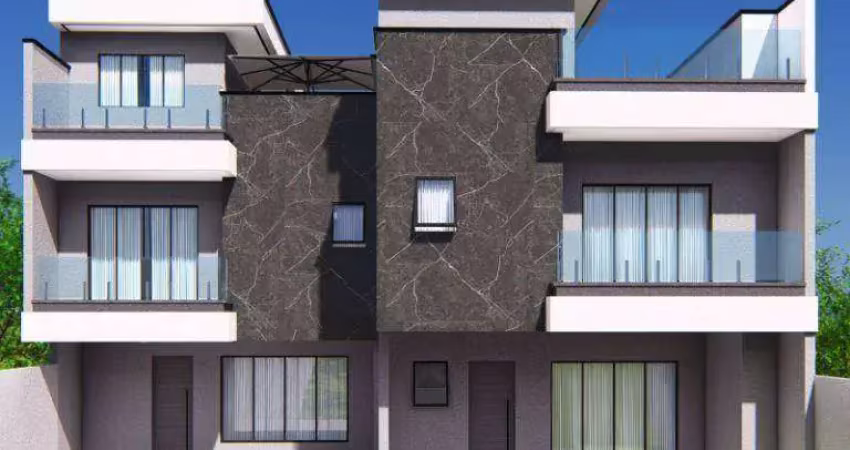 Sobrado com 3 dormitórios à venda, 133 m² por R$ 989.000,00 - Água Verde - Curitiba/PR