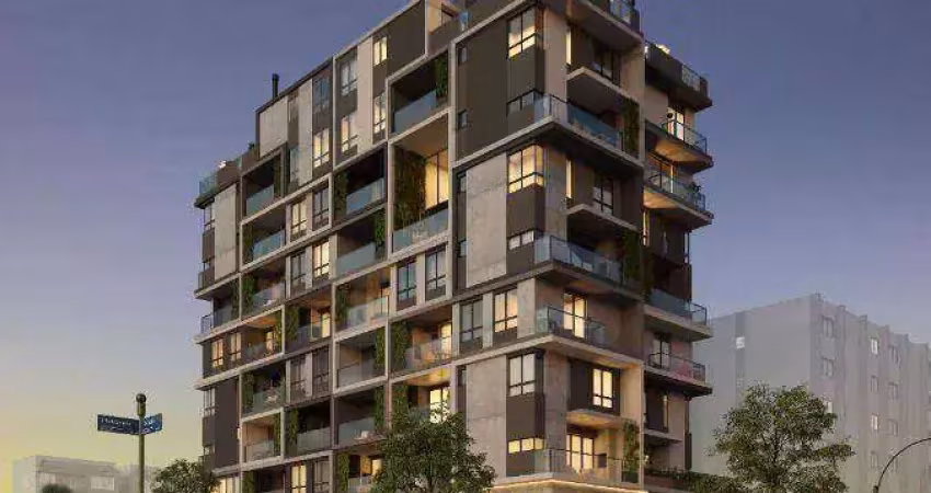 Studio com 1 dormitório à venda, 30 m² por r$ 399.000,00 - água verde - curitiba/pr