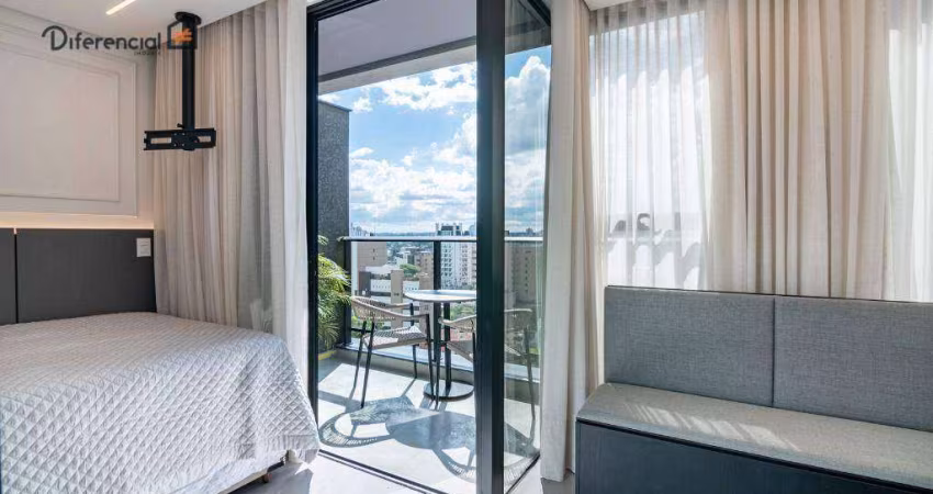 Studio com 1 dormitório para alugar, 23 m² por R$ 3.357,50/mês - Batel - Curitiba/PR