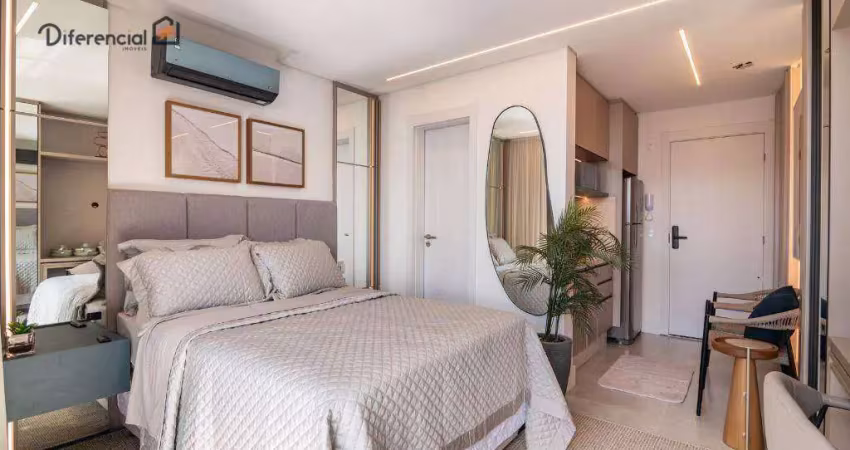 Studio com 1 dormitório para alugar, 25 m² por R$ 4.220,00/mês - Batel - Curitiba/PR