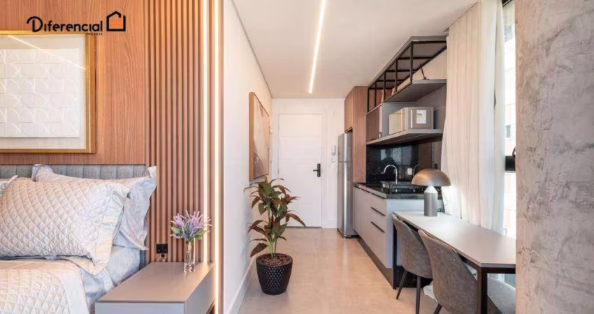 Studio com 1 dormitório para alugar, 29 m² por R$ 3.965,00/mês - Batel - Curitiba/PR