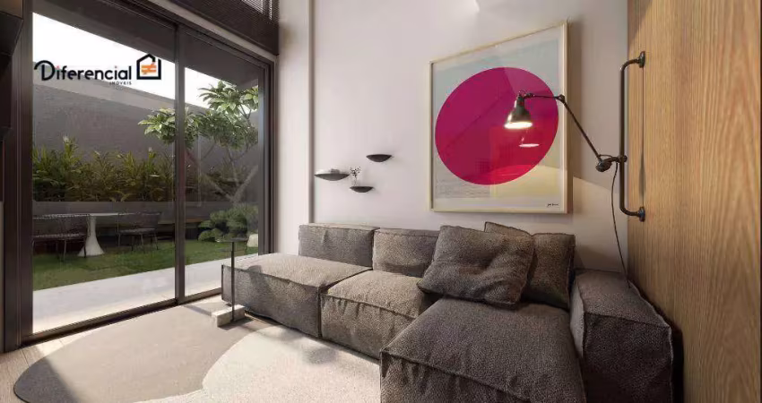 Apartamento com 1 dormitório à venda, 18 m² por r$ 296.054,14 - prado velho - curitiba/pr