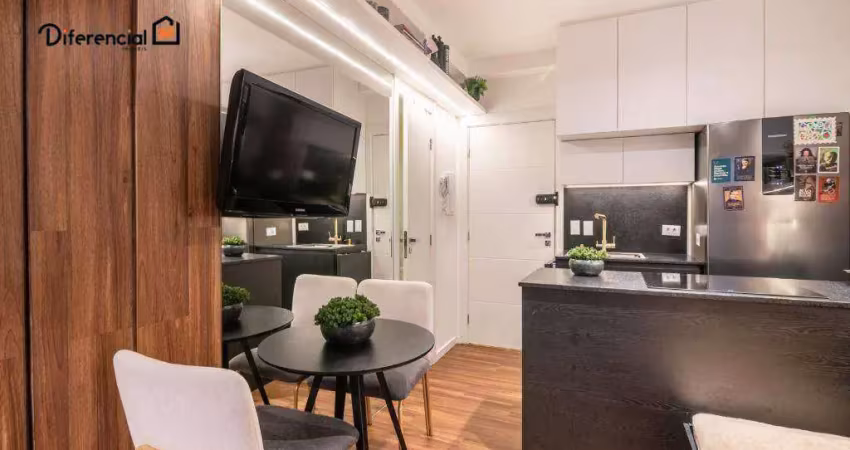 Apartamento com 1 dormitório à venda, 30 m² por r$ 439.000,00 - água verde - curitiba/pr