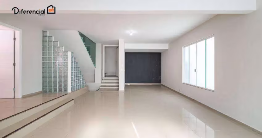 Sobrado com 5 dormitórios para alugar, 400 m² por r$ 7.500,00/mês - parolin - curitiba/pr