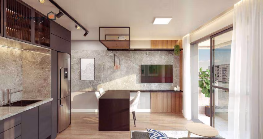 Studio com 1 dormitório à venda, 34 m² por R$ 462.504,15 - Batel - Curitiba/PR