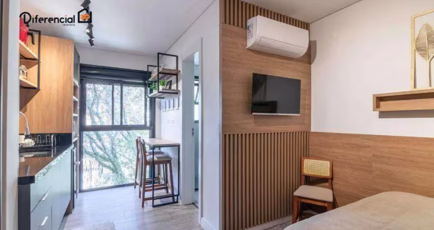 Studio com 1 dormitório à venda, 20 m² por r$ 355.000,00 - água verde - curitiba/pr