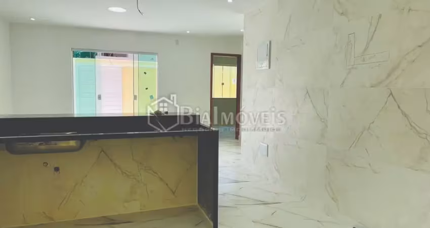 Casa linear - rj — próximo ao park shopping — casa com 2 quartos.