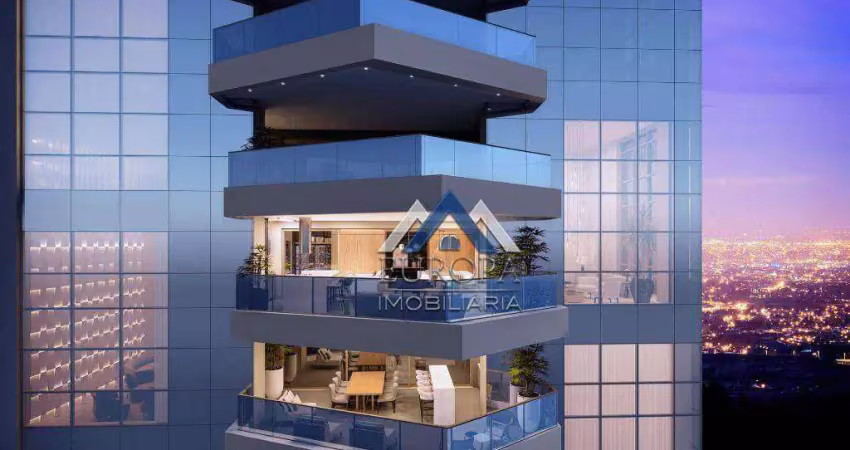 Apartamento com 4 dormitórios à venda, 427 m² por r$ 6.689.000,00 - bela suiça - londrina/pr